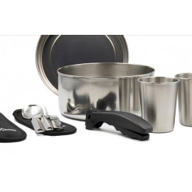 2 Persons Cooking Set + Cover Laken